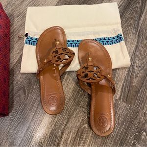 Tory Burch Miller Sandals- Tan